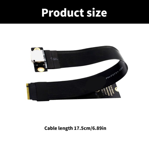 M.2 NVMe to Oculink SFF-8611 SFF-8612 Female Socket Cable Lightweight for Stable - Afbeelding 8 van 8
