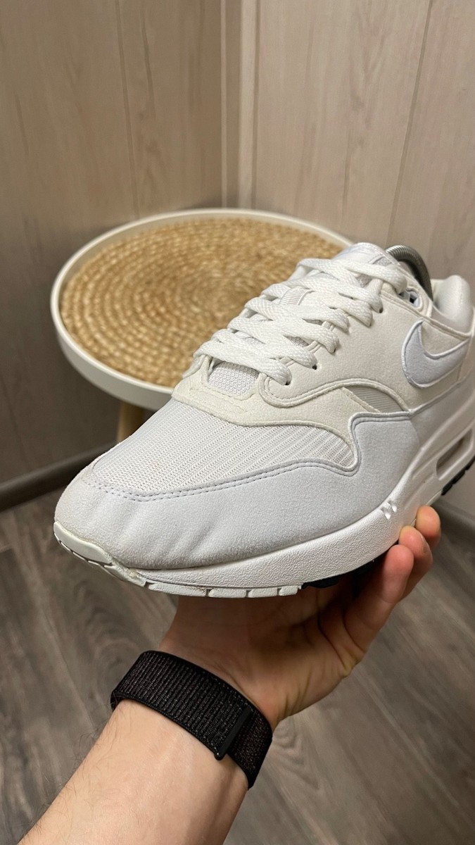 Nike Air Max 1 DZ2628-105 Men’s US 11.5 EU 44 White Grey Sneakers — product photo 11 of 13