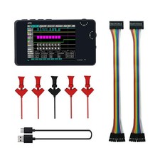 Pocket Logic Analyzer LA104, Portable Mini Size Handheld, Built-in Rechargeab...