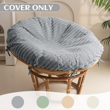 Papasan Chair Cushion Cover Only Plush Soft Washable Cover Wties For Round Seat Papasan Chair Cushion Cover Only Plush Soft Washable Cover Wties For Round Seat