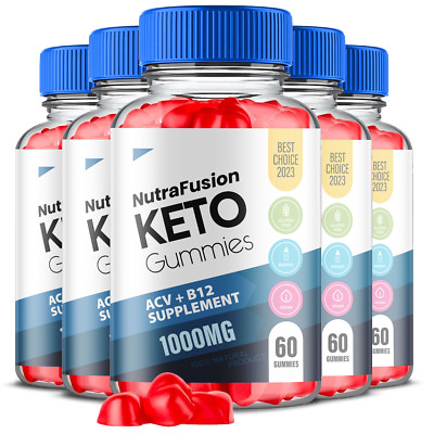NutraFusion Keto Gummies - Nutra Fusion ACV Gummys Weight Loss ORIGINAL - 5 Pack