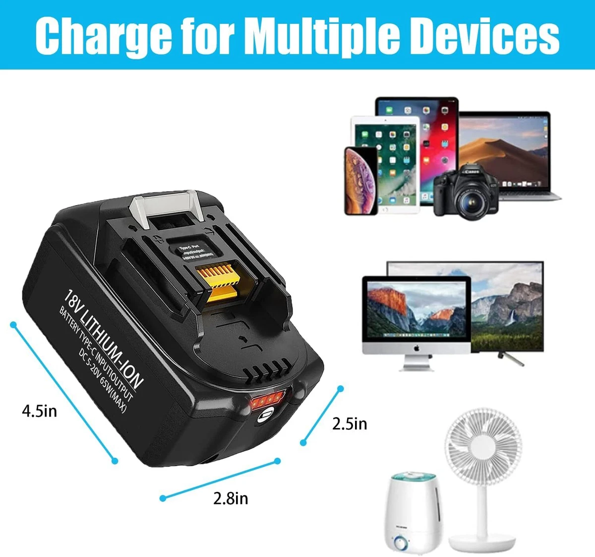 Makita 18v clearance battery types