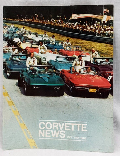 1969 CORVETTE NEWS Owners Magazine, Can-Am, Bruce McLaren Racing Vol 13, No. 1