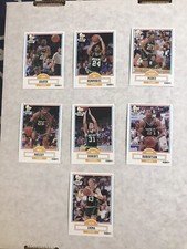 1990 Fleer Basketball Milwaukee Bucks Team Set Pierce Robertson (7 Cards)