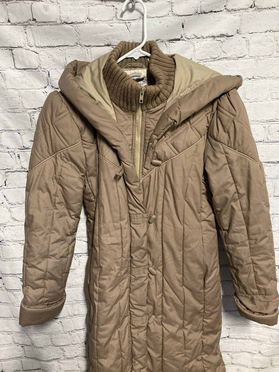 Vintage SAXTON HALL Puffer Full Length Trench Coat - Brown Vintage SAXTON HALL Puffer Full Length Trench Coat - Brown