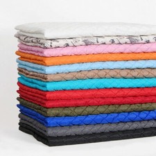 Matelassé Tissu Polycoton Nylon Soutenu Diamant Forme Matelassage Couture