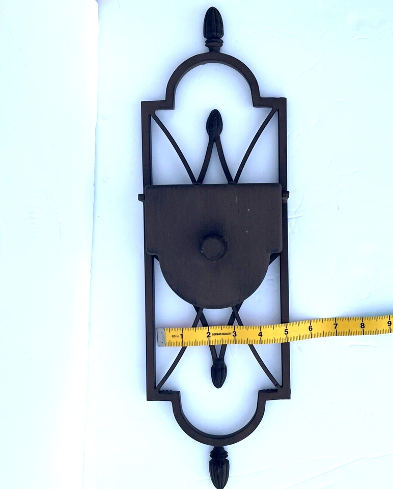 Southern Living At Home Hierro Forjado Plegable Aplique de Pared Candelabro 18” Foto 3 de 4