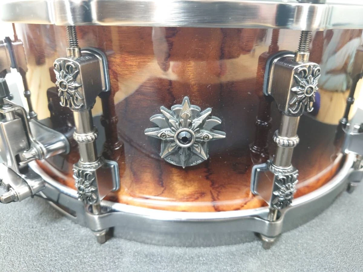 TAMA Warlord Collection Masai KGB146 All Bubinga Snare 14 6 12ply w Case RARE