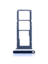 Dual Sim Card Tray Compatible For Samsung Galaxy A10 A105 / 2019  Blue 