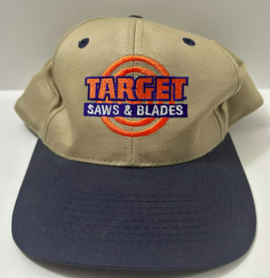Target Saws and Blades Men's Adjustable Hat Snap back Dual Logo