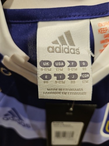 Adidas Anderlecht kit calcio neonati 2016/17 - taglie età 3/12 mesi nuovo con etichette - Foto 7 di 9