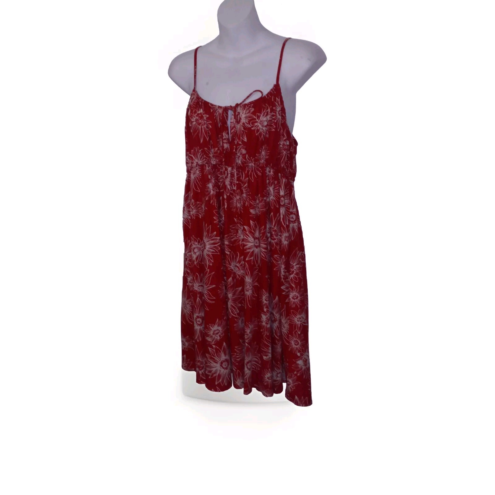 Rewind  Sundress Red / White Floral Pattern  Xl Kohls. NWT-image