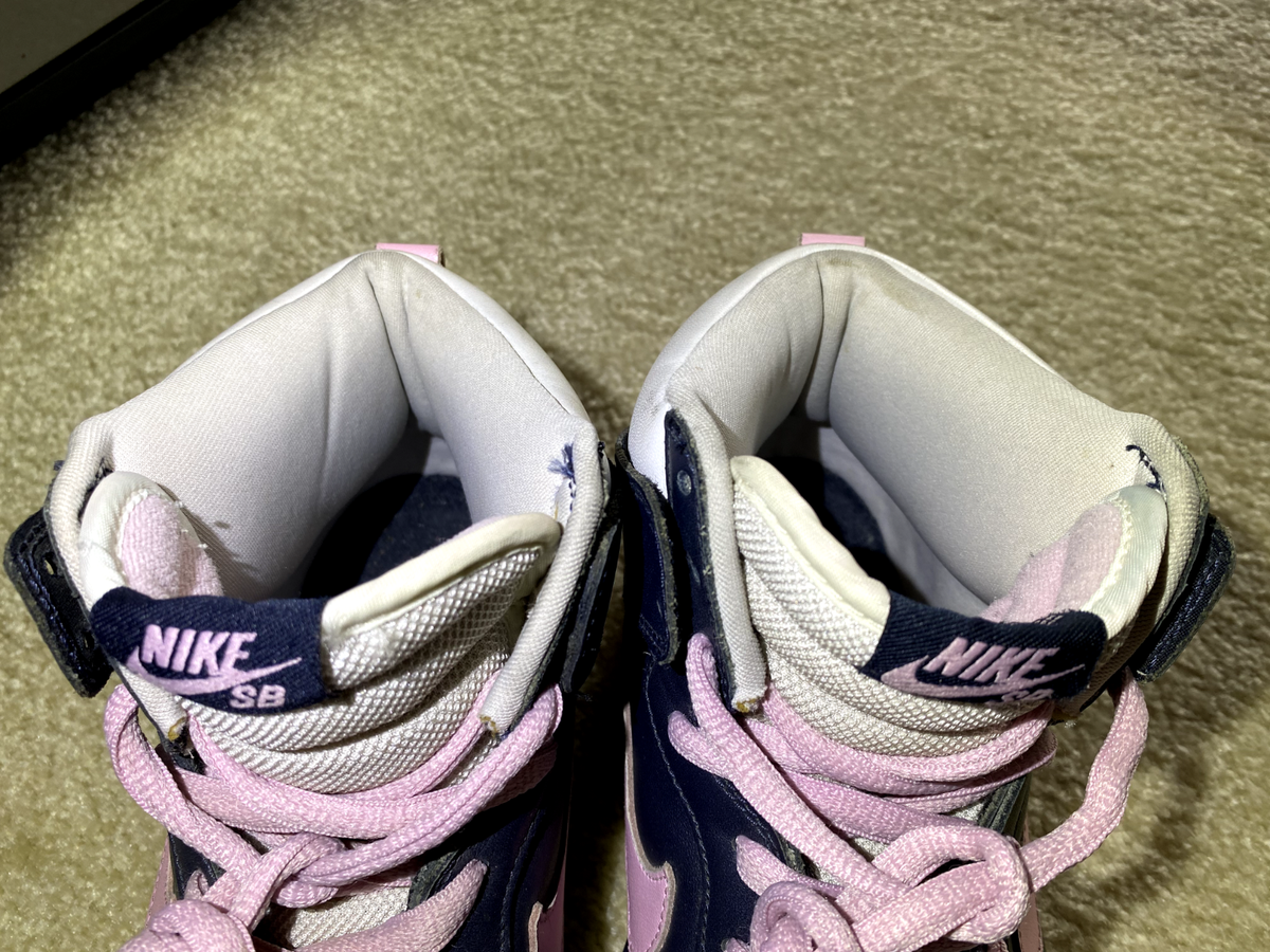 Size 11 - Nike SB Dunk High Pro Dark Obsidian Shy Pink | eBay