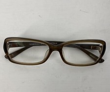 Deborah Hutton Womens D197/302 Glasses Spectacles Frames Light Brown AU GUC AC92