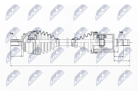 NTY NPW-VV-045 Antriebswelle FüR Volvo Links 526 Mm