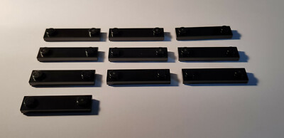 LEGO  10 x 41740 Platte 1 x 4 mit 2 Noppen schwarz 6254045 (NGB) Creator Fliese