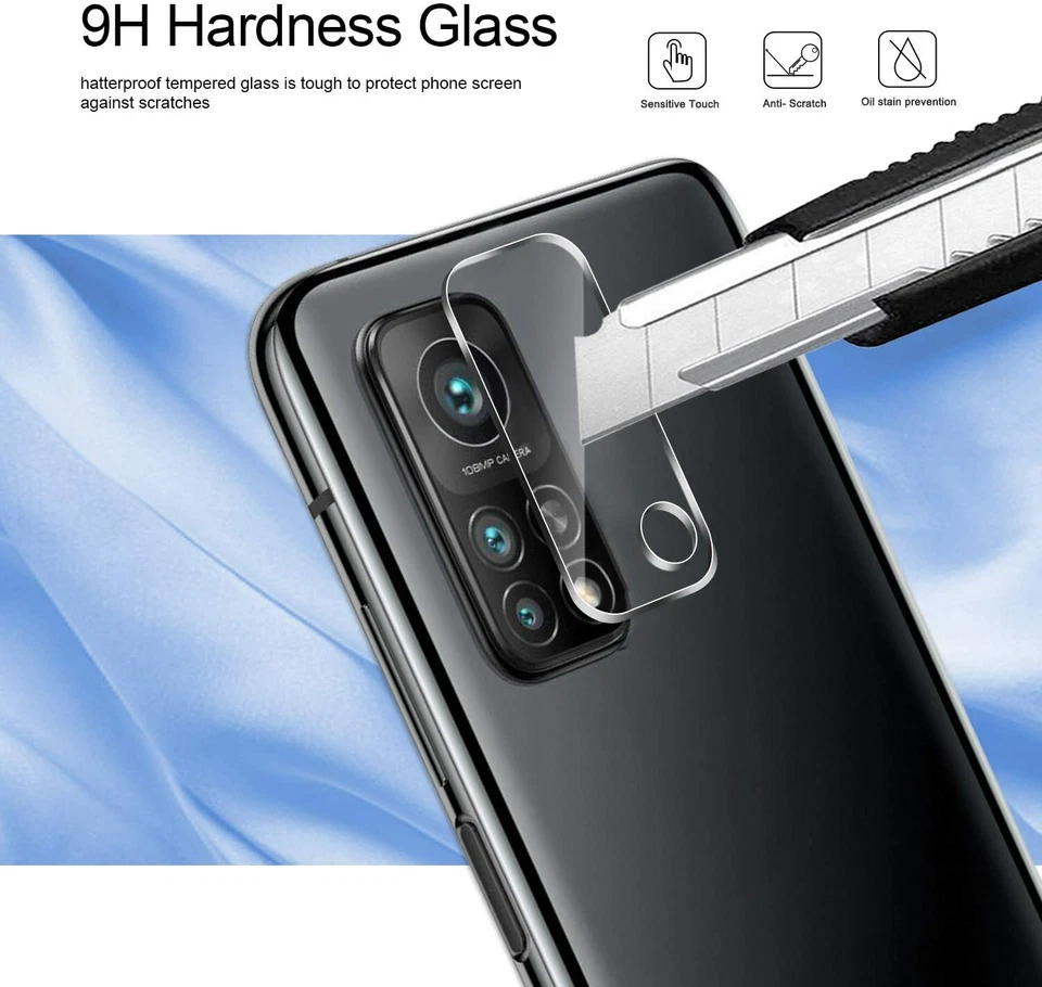 Back Camera Lens Tempered Glass Film Protector Saver For Xiaomi Mi 10T / 10T Pro - Image 2 of 4