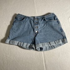 Vintage Gitano Shorts Womens 14 Mid Rise Mom Jean Short Light Wash Denim 32x12
