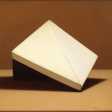 Medium Abstract Painting 2x2 ft. Post-Modernism Geometric Demrin OOAK NEW