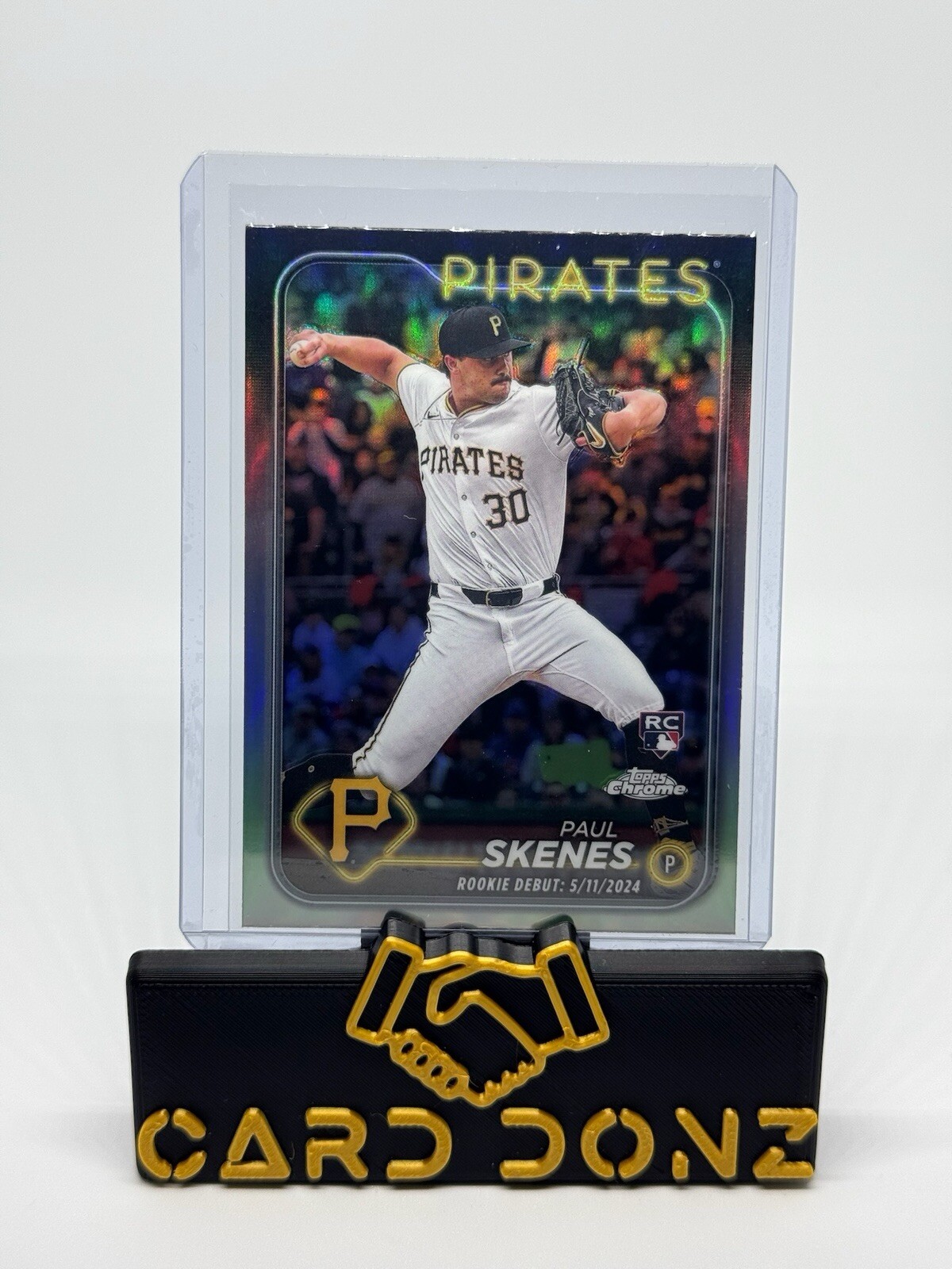 2024 Topps Chrome Update Paul Skenes Refractor RC Rookie Debut Pirates