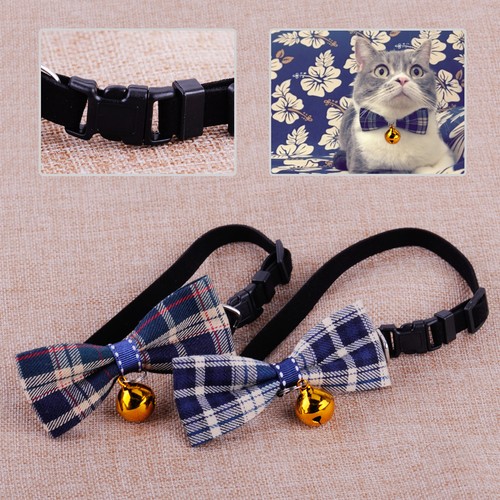 L-Peach Haustier Fliege Schleife - Verstellbare Hundekrawatte Kostüm