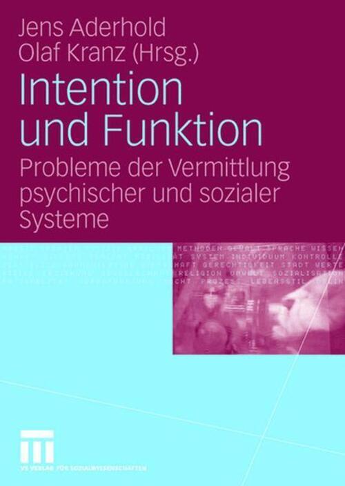 Thumbnail - Intention Und Funktion Probleme Der Vermittlung Psychischer Und
