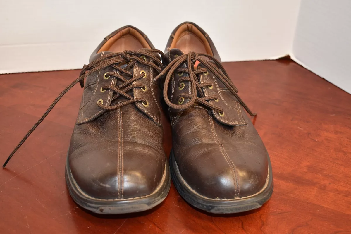 ROCKPORT A13382 CLASSIC REVISED CENTER SEAM MEN'S BROWN OXFORD SHOES US SZ 10.5M