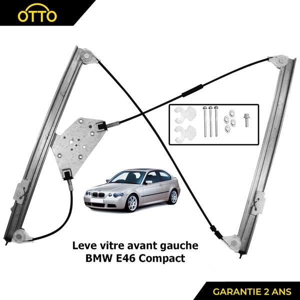 Fensterhebermechanismus Vorne Links FüR BMW E46 Serie 3 Compact = 51338251351-image