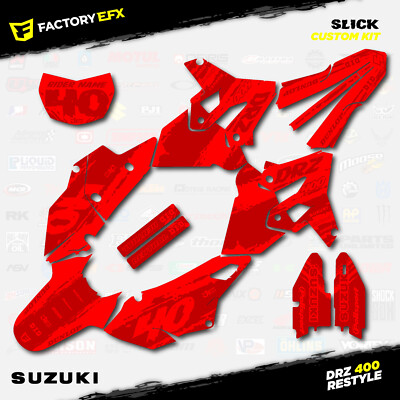 Code Red Slick Polisport Restyle Graphics Kit fits Suzuki Drz400 Drz400sm