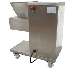 110V 6mm Meat Cutter Slicer Stainless Steel TJ-180L Cutting Machine 800kg/h