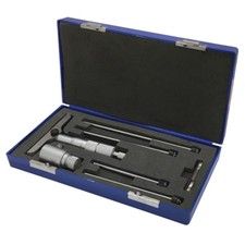 Depth Gage Micrometer Interchangeable Rods With 0 - 4" Range 0.001" Grad
