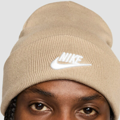 Nike Sportswear Peak Futura Beanie Taupe Beige Brown One Size