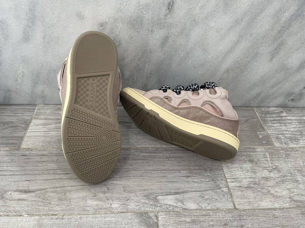 Lanvin Curb Zigzag Low-Top Sneakers New Designer Casual Lanvin Curb Zigzag Low-Top Sneakers New Designer Casual