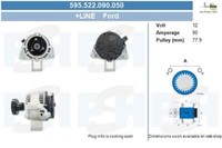 BV PSH Lichtmaschine Generator 90A 12V FüR Ford Focus Turnier 1.8 Tdci 2.0 16V