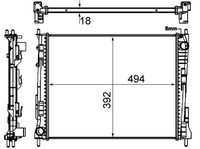 MotorküHler WasserküHler Mahle CR 924 000S FüR Renault Wind Twingo 2 CN0D E4MF