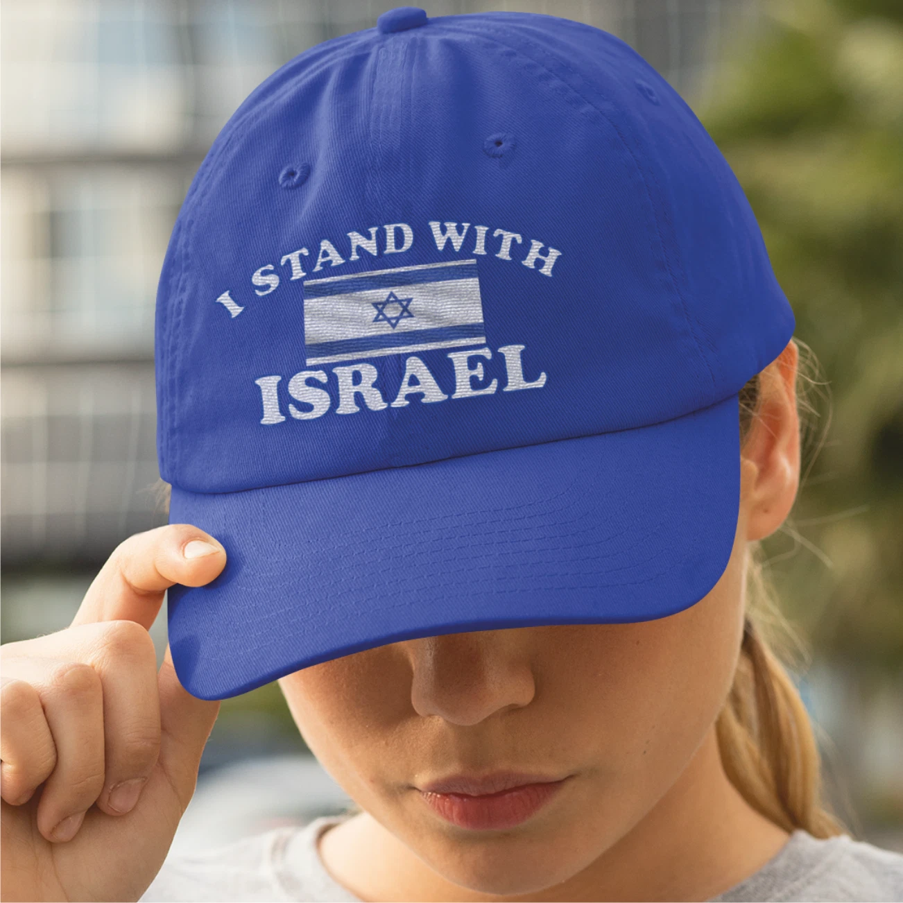 I Stand With Israel Premium Quality Baseball Cap