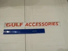 Vintage Gulf Accessories Metal Sign