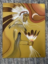 Robert Redbird Original “Spirit Medicine Warrior” Kiowa