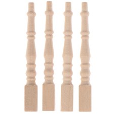 1:12 Dollhouse Miniature Wooden Chair Table Leg DIY Furniture Accessories T L Cw