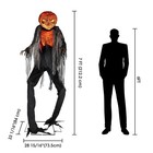 AplusChoice 7 Ft Animatronics Pumpkin Halloween Decoration Light & Sound Sensor — photo 9