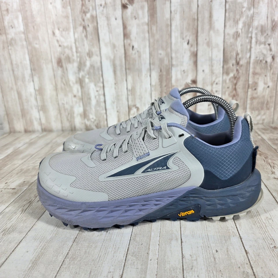 Zapatillas de running Altra Lone Peak 7 para mujer gris púrpura Vibram talla 9 Foto 2 de 4