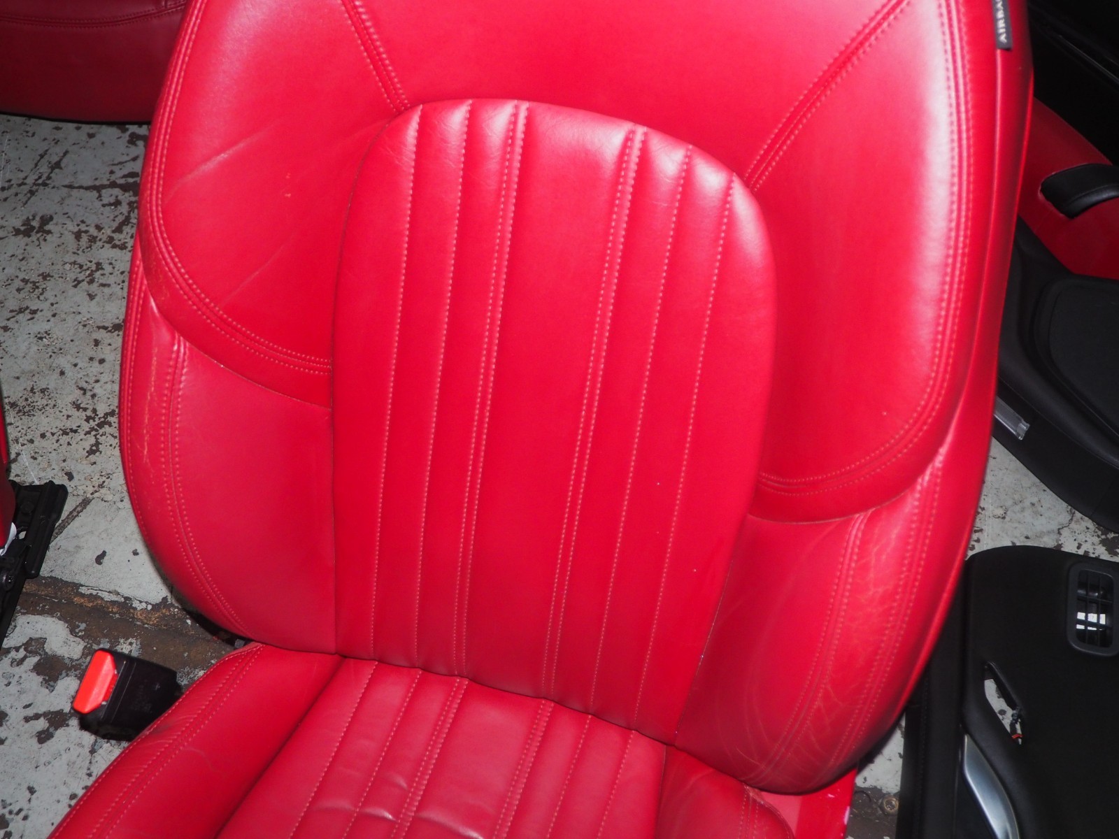 2014-2017 Maserati Ghibli Complete Interior Seat & Door Panel Set Red Rosso Okay