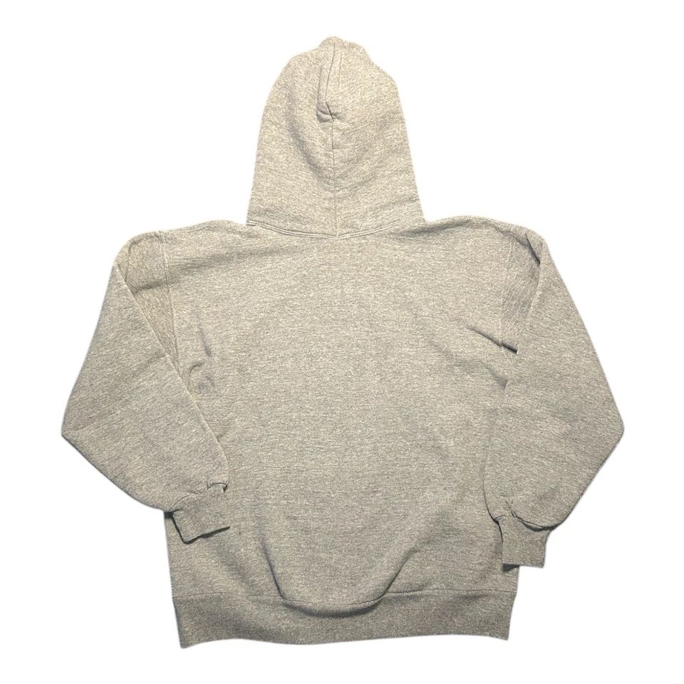 复古 Russell 运动连帽衫 男式 XL Heather 灰色 美国制造 套衫 印度 — 第 2/4 张图片