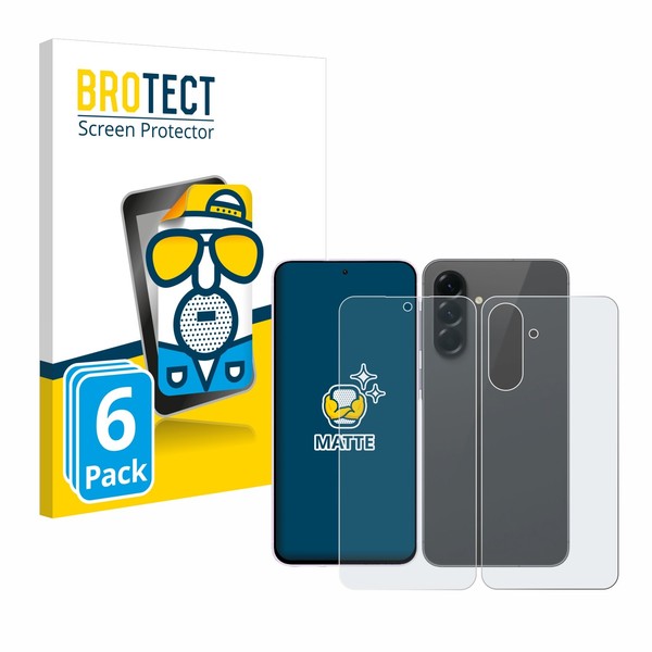 6X Schutzfolie Matt FüR Samsung Galaxy A56 5G (Display+RüCkseite) D-image