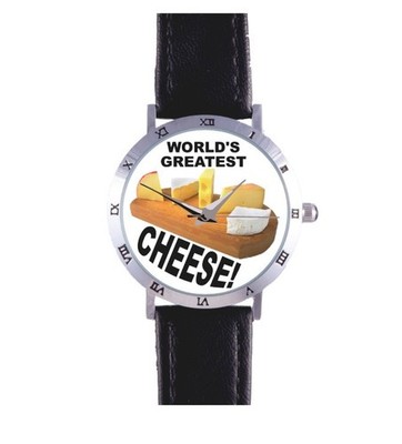 WORLD'S GREATEST CHEESE WATCH: SWISS, CHEDDAR, BLUE, MONGER, RARE COLLECTIBLE!