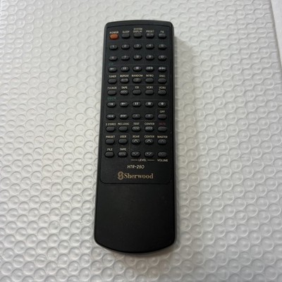 Sherwood HTR-250 AV Receiver Remote Control for HTR250 R100 RV4050R Tested