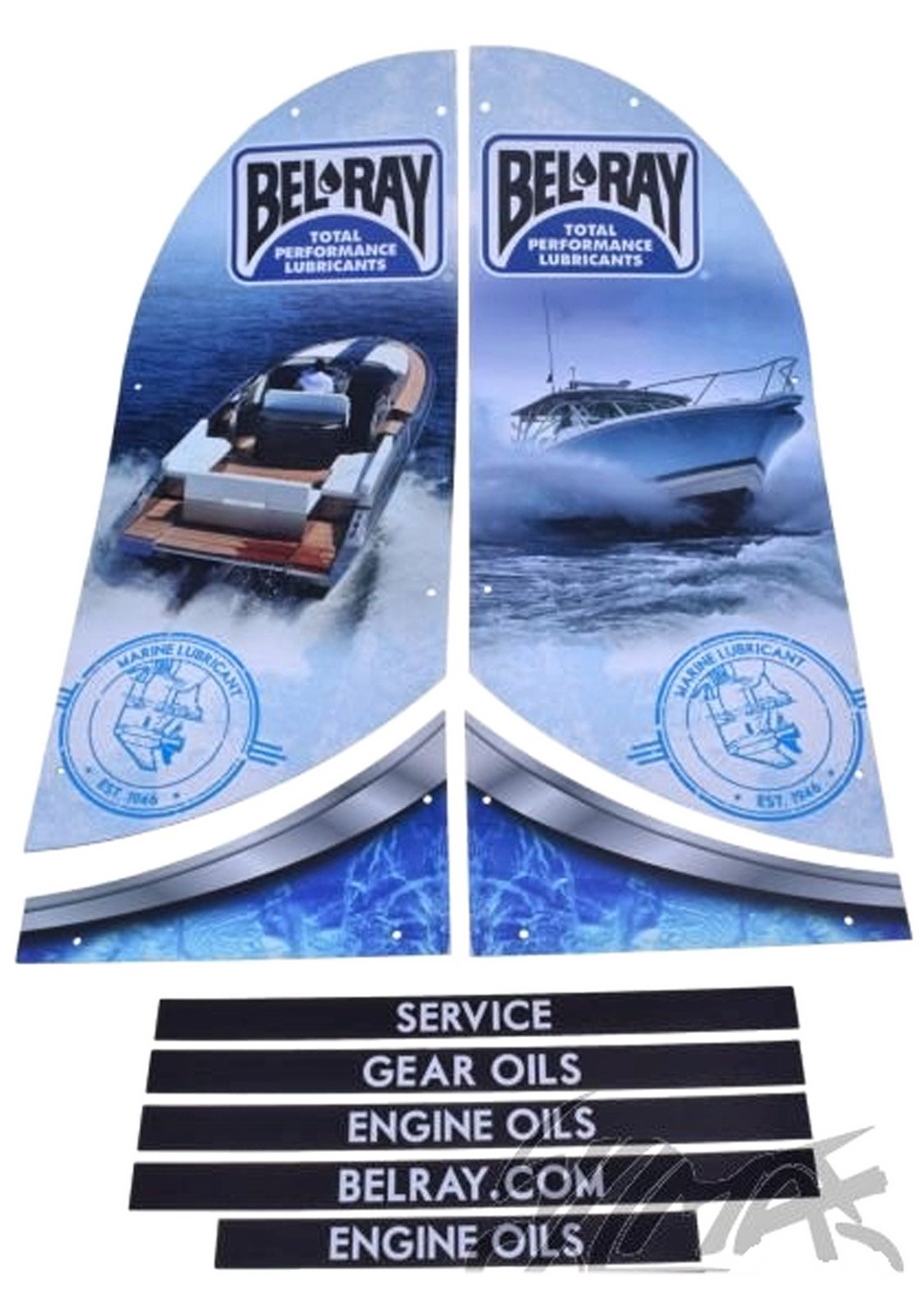 Support d'autocollants Bel-Ray BR99146/99147 Marine : l'allié de votre garage nautique