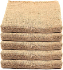 5 Pack 30 X 20 Inch Burlap Bags, Large Burlap Sacks, Potato Sack Race Bags for G