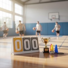 3 Digit Scoreboard Multi-Functional Manual Flip Score Counter for Competitions