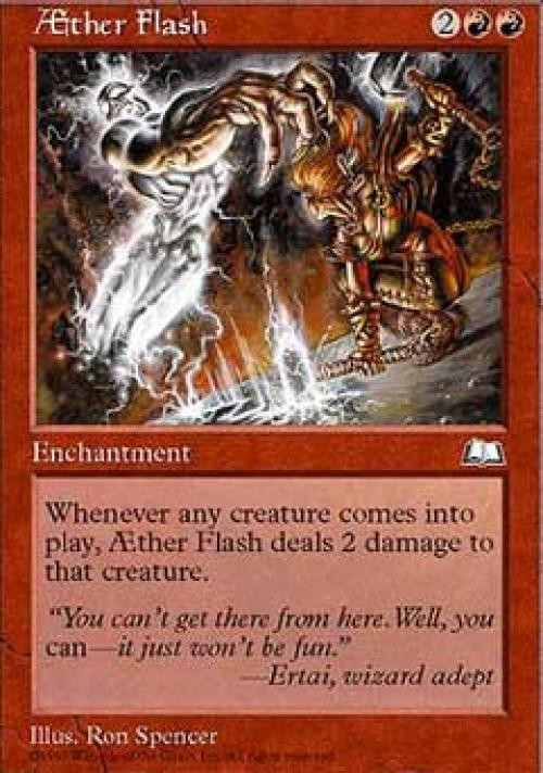 Aether Flash - Medium Play MTG Weatherlight